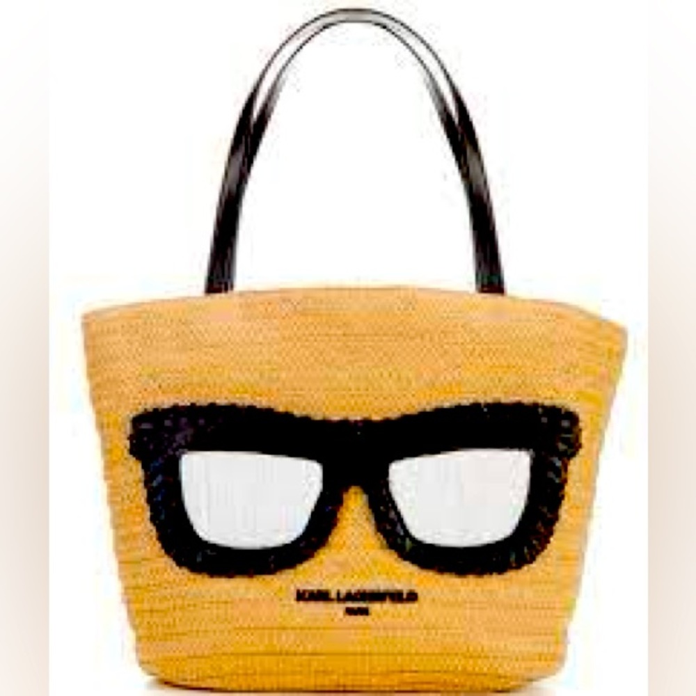 NWT Karl Lagerfeld Straw beach bag 
All eyes will be on you with this Ikons Tote